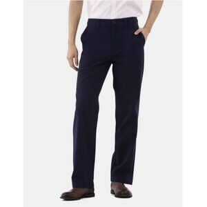 George Men's Classic Khaki Straight Leg Pants 30x30